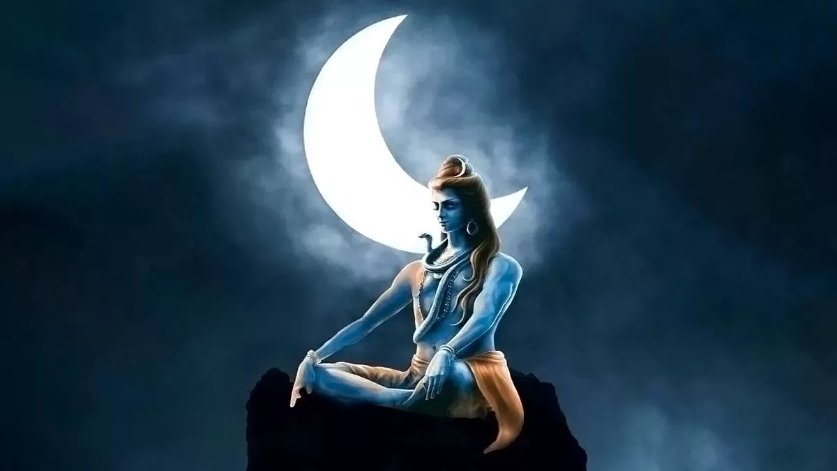 शिव के मस्तक पर चंद्रमा(Moon on Shiva's head)